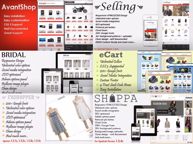 OpenCart Templates